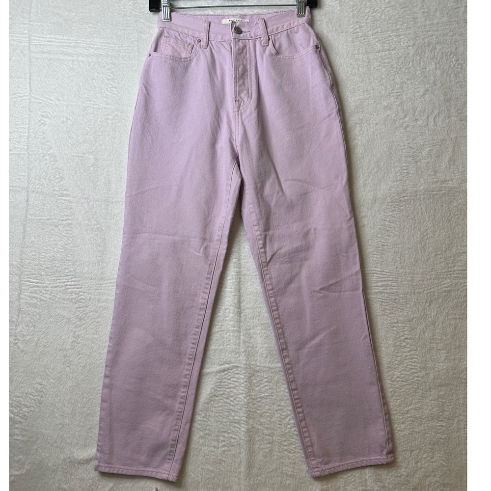 PacSun High Rise Straight Leg Jeans Lavender Purple Denim Size 24